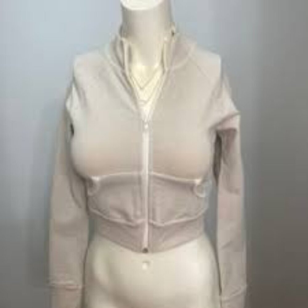 SKIMS XL Bone Zip up Cropped Track Jacket Casual Comfort Everyday
Pre-owned